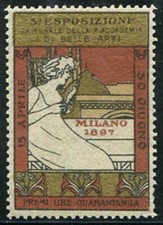 1897 milano erinnofilo usato  Roma