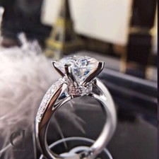 Moissanite solitaire 3.50 for sale  Goodlettsville