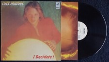 LUIS MIGUEL "  DECIDETE  " SPANISH ISSUE LP 1983 WITH INNER SLEEVE comprar usado  Enviando para Brazil