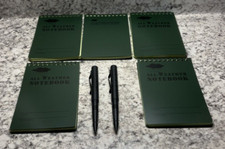 5x Notebook Espiral Top All-Weather (4"" x 6"") Verde e 2 Canetas Táticas Pretas comprar usado  Enviando para Brazil