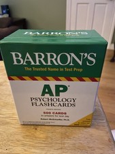 Barron psychology flashcards for sale  Half Moon Bay