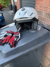 Motorcycle trials helmet for sale  MIDDLEWICH