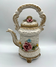 Vintage capodimonte teapot for sale  WAKEFIELD