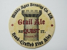 Cerveza Posavasos: Medio Edades Fabricación Grial para Mesa Redonda ~ Syracuse, comprar usado  Enviando para Brazil