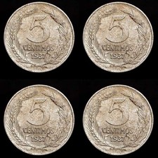 *Lucernae* Guerra Civil Española, 4 x 5 Céntimos 1937. comprar usado  Enviando para Brazil