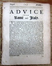 Jornal 1689 A REVOLUÇÃO GLORIOSA Grã-Bretanha KING JAMES II FOGE país comprar usado  Enviando para Brazil