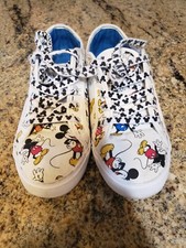 Tênis Feminino Disney Mickey Mouse Lona Branca Cadarços Mickey - Tamanho 9 comprar usado  Enviando para Brazil