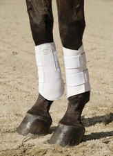 Usado, Botas esportivas Dover Saddlery com forro de neoprene, brancas, tamanho XL comprar usado  Enviando para Brazil