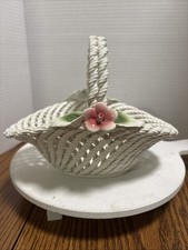 Ceramic woven basket for sale  Andover