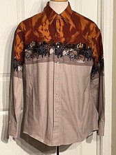 Camicia western vintage usato  Spedire a Italy