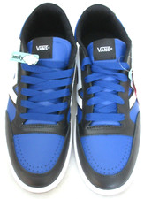 Tênis de Skate Vans Masculino Lowland Cc Couro Dois Tons Preto Azul Verdadeiro Branco Tamanho 9, usado comprar usado  Enviando para Brazil