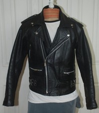 Leather motorcycle jacket for sale  SWANSEA