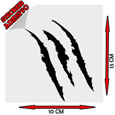 Sticker Adesivo Decal Graffio Graffi Artigli Artiglio Claw Auto Moto Casco Car comprar usado  Enviando para Brazil