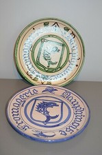 Assiettes décoratives cérami d'occasion  Pont-Évêque