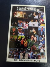 Mini pôster Backstreet Boys grupo vocal #8451 3 1/4 por 5 polegadas comprar usado  Enviando para Brazil