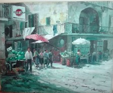 Dipinto olio tavola usato  Italia