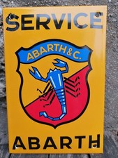 Plaque émaillée abarth d'occasion  Le Mesnil-Saint-Denis