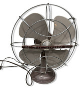 Ventilador de mesa antigo Westinghouse 11 polegadas metal oscilante FUNCIONA MUITO BEM comprar usado  Enviando para Brazil