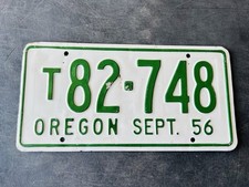 1956 oregon license for sale  Henderson