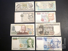 Lotto12 n.8 banconote usato  Trambileno