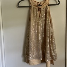 Champagne gold sequin for sale  Bethany