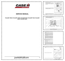Case IH Farmall 70JX 75JX 80JX 90JX 100JX 110JX Ciągnik Instrukcja serwisowa PDF na sprzedaż  PL