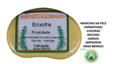 Sabonete Medicinal Glicerinado Enxofre - Erva de Bicho 60g - Calêndula 60g  comprar usado  Enviando para Brazil