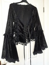 Gothic velvet top for sale  ST. AUSTELL