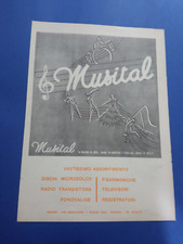 Pubblicita 1960 musital usato  Roma
