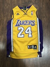 Camiseta Adidas Kobe Bryant Los Angeles Lakers Swingman 24 NBA basquete pequena +2 comprar usado  Enviando para Brazil