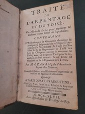 Traité arpentage toisé d'occasion  Vendôme