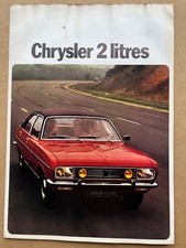 Chrysler litres catalogue d'occasion  Sauxillanges
