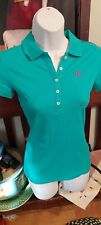 Camisa Polo Aeropostale manga curta LOGOTIPO Azul Petróleo Tamanho Xs Stretch comprar usado  Enviando para Brazil