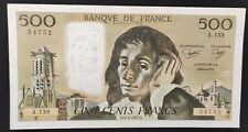 Billet 500 francs d'occasion  Ogeu-les-Bains