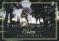 Cartão postal Downtown City Park, Chico, Califórnia, CA Butte County Takao Wakida comprar usado  Enviando para Brazil