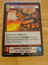 Swu vambrace flamethrower for sale  HAVANT
