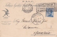 Cartolina pubblicitaria testat usato  Palermo