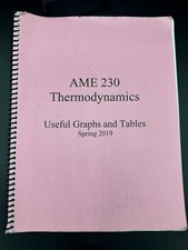 AME 230 Thermodynamics Useful Graphs and Tables - University of Arizona comprar usado  Enviando para Brazil
