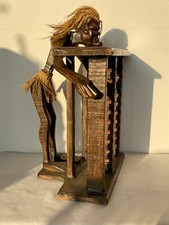 Scultura legno uomo usato  Cantu