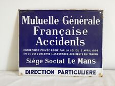 Ancienne plaque émaillée d'occasion  France