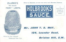 Postcard advert holbrook for sale  BRISTOL