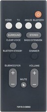 Ersatz Fernbedienung für Yamaha YAS-106 | YAS-107 | YAS-207 comprar usado  Enviando para Brazil
