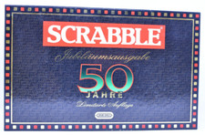 Mattel Games Scrabble 50 lat niemiecki. Gry towarzyskie gra rodzinna. Oryginalne opakowanie na sprzedaż  Wysyłka do Poland
