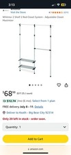 New whitmor closet for sale  Big Bear City