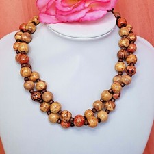 Painted wooden bead for sale  Brooklyn