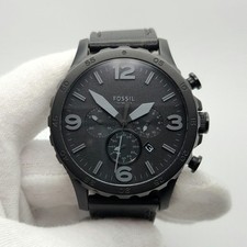 Usado, Relógio cronógrafo masculino Fossil Nate grande tom preto quartzo JR1354 comprar usado  Enviando para Brazil