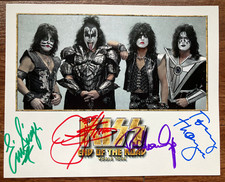 KISS EOTR VIP Meet & Greet Photo signed paul stanley, gene simmons. top. rare!!! comprar usado  Enviando para Brazil
