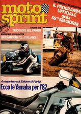 Rivista motosprint 40. usato  Cerea