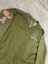Jaqueta masculina Nike Green Bay Packers saudação ao serviço 3XL verde zíper completo leve, usado comprar usado  Enviando para Brazil