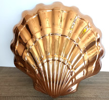 Molde grande vintage de cobre para pendurar concha de amêijoa bolo geléia 12"" comprar usado Molde grande vintage de cobre para pendurar concha de amêijoa bolo geléia 12"" comprar usado  Enviando para Brazil